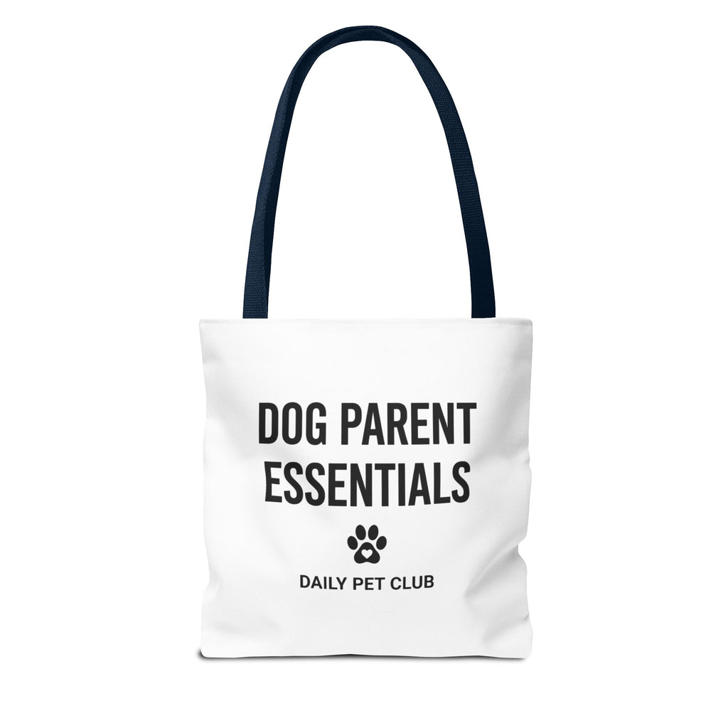 Dog Parent Essentials Tote Bag — Daily Pet Club Paw Print Reusable Shopper