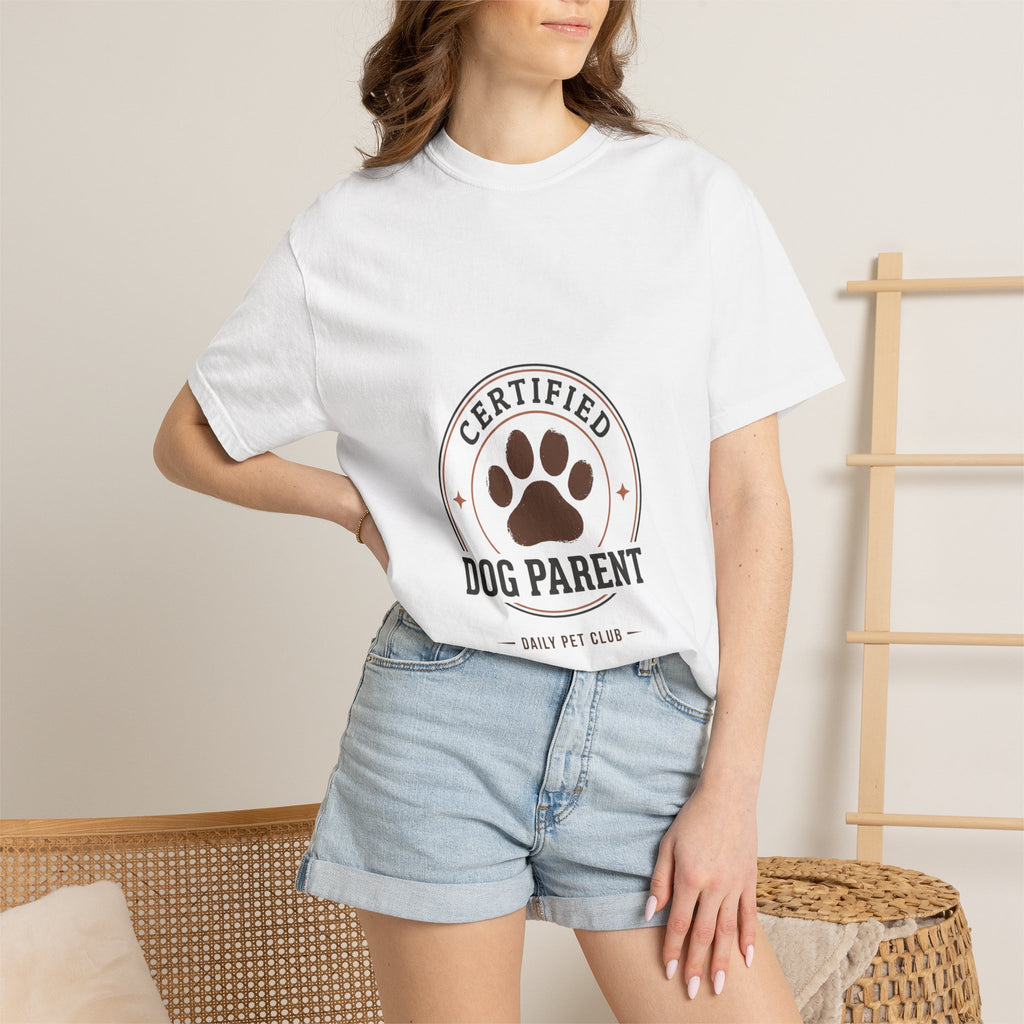 Certified Dog Parent T-Shirt | Daily Pet Club tee