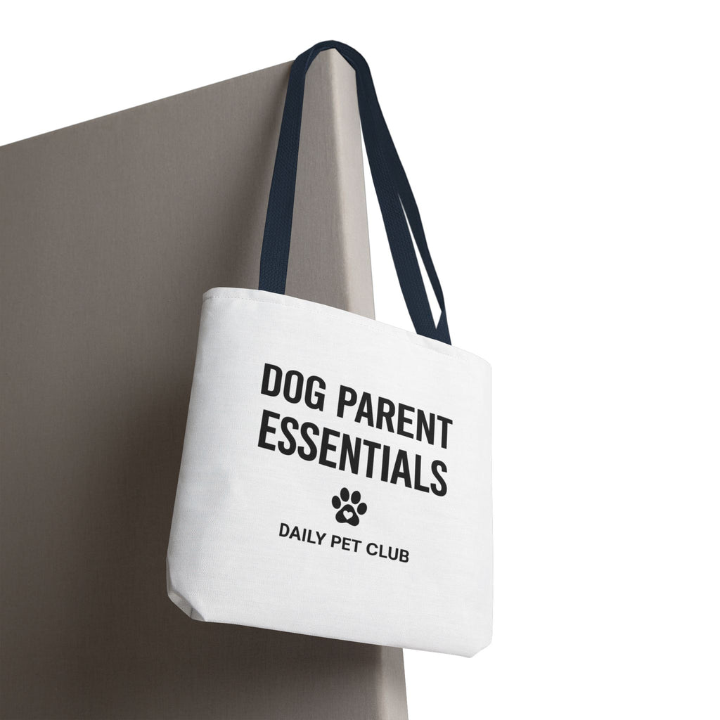 Dog Parent Essentials Tote Bag — Daily Pet Club Paw Print Reusable Shopper