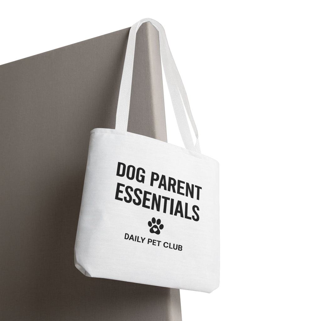 Dog Parent Essentials Tote Bag — Daily Pet Club Paw Print Reusable Shopper