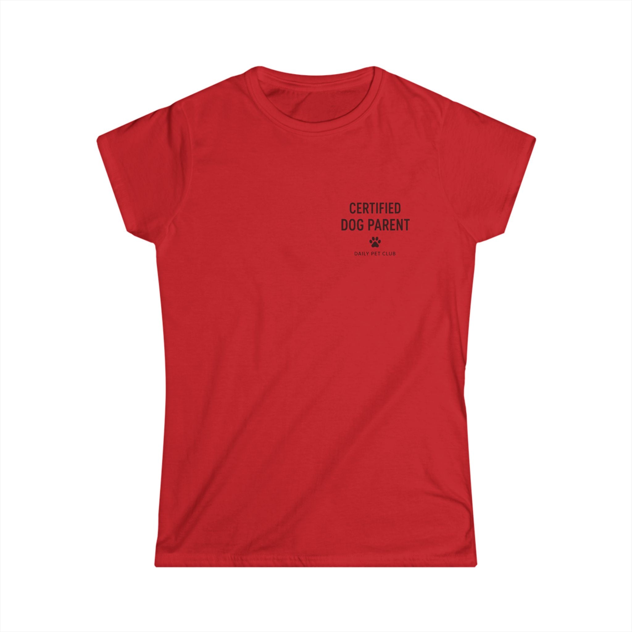 Certified Dog Parent T‑Shirt — Women's Cute Dog Mom Tee