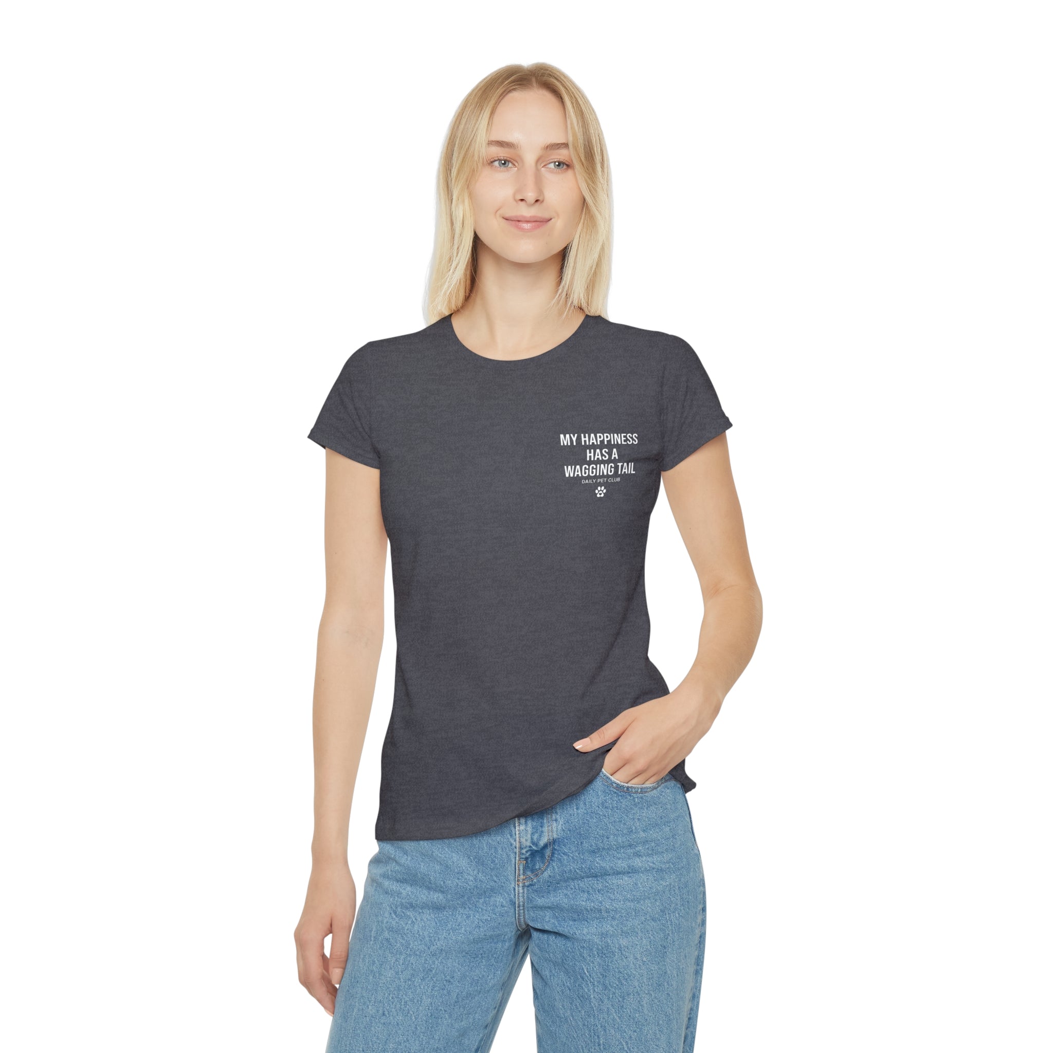 Women's Paw Print Iconic T-Shirt — Cute Minimal Pet Lover Tee