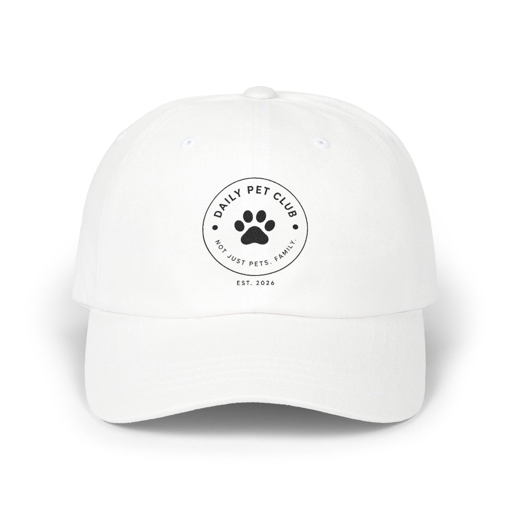 Dad Cap - "Daily Pet Club" Paw Logo Baseball Hat
