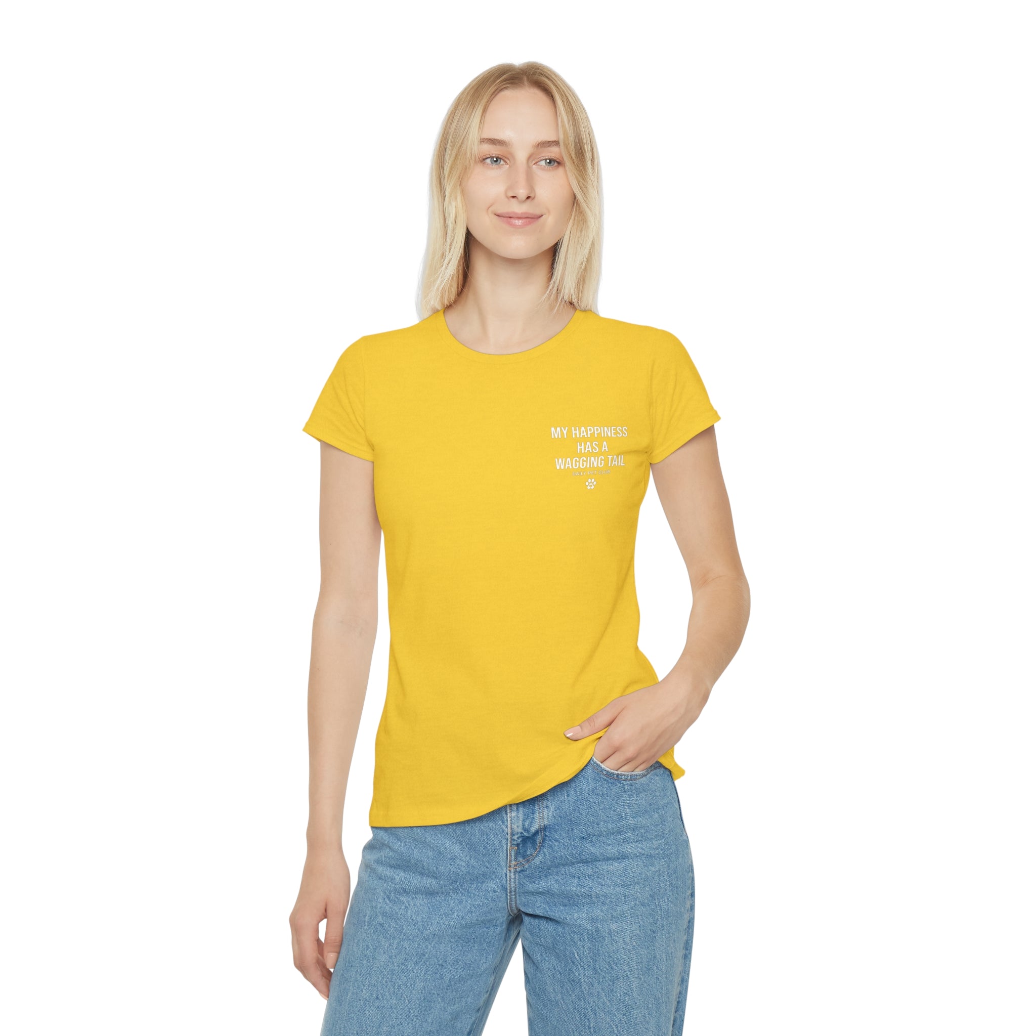 Women's Paw Print Iconic T-Shirt — Cute Minimal Pet Lover Tee