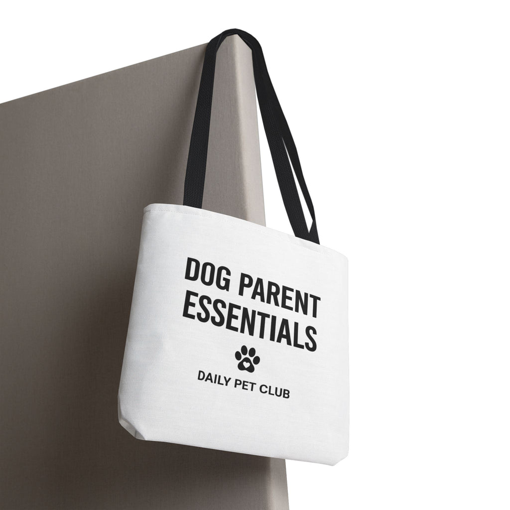 Dog Parent Essentials Tote Bag — Daily Pet Club Paw Print Reusable Shopper