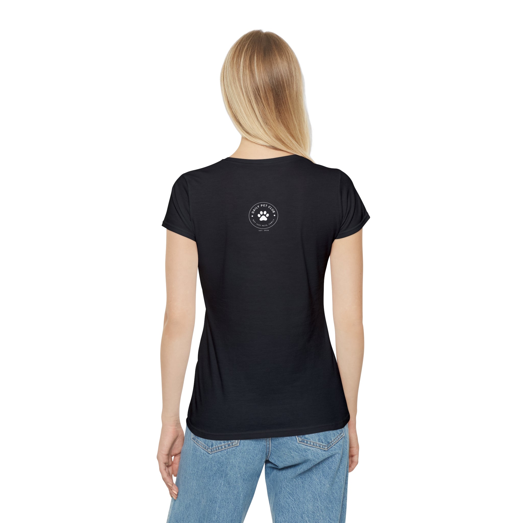 Women's Paw Print Iconic T-Shirt — Cute Minimal Pet Lover Tee