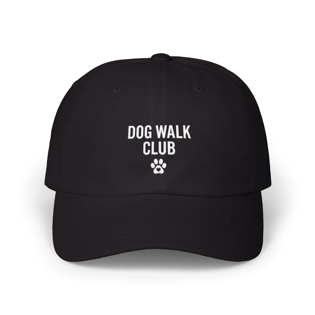 Dad Cap — "Dog Walk Club" Embroidered Paw Hat