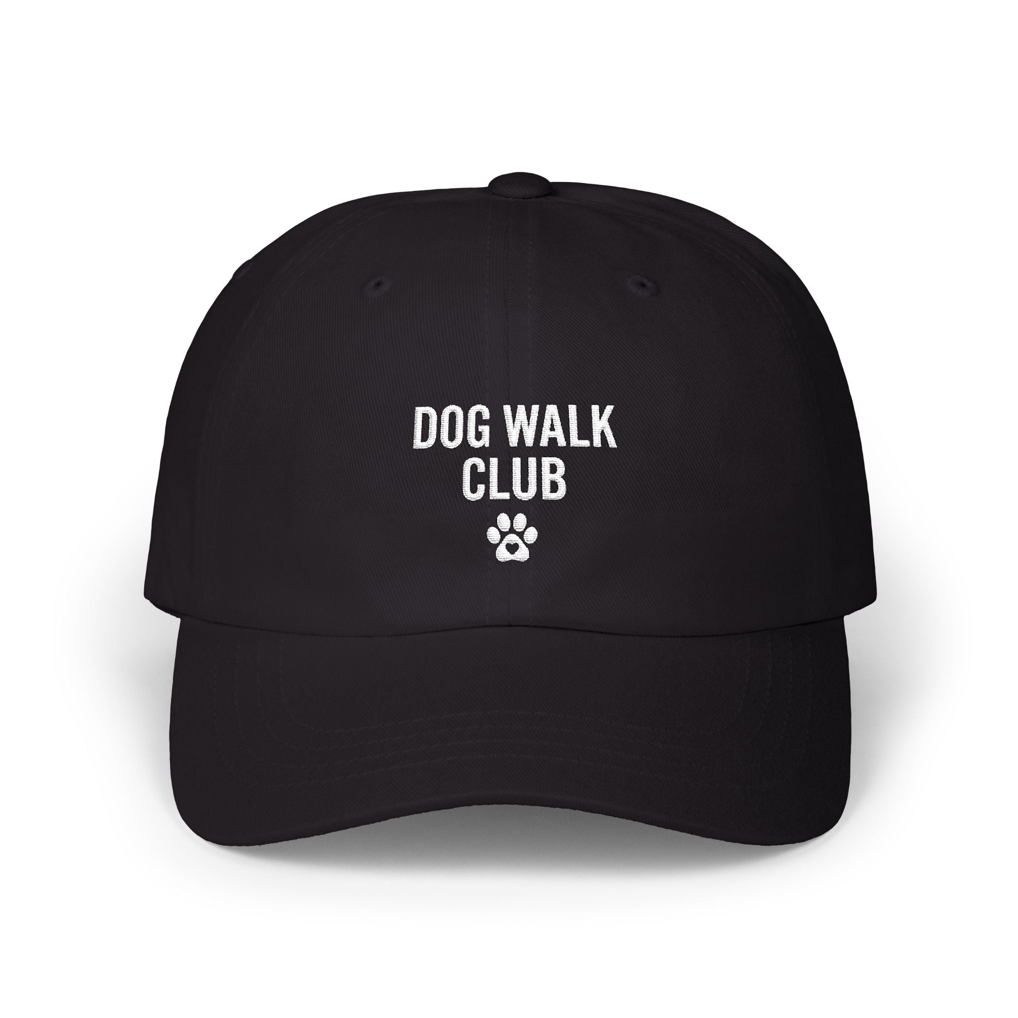 Dad Cap — "Dog Walk Club" Embroidered Paw Hat