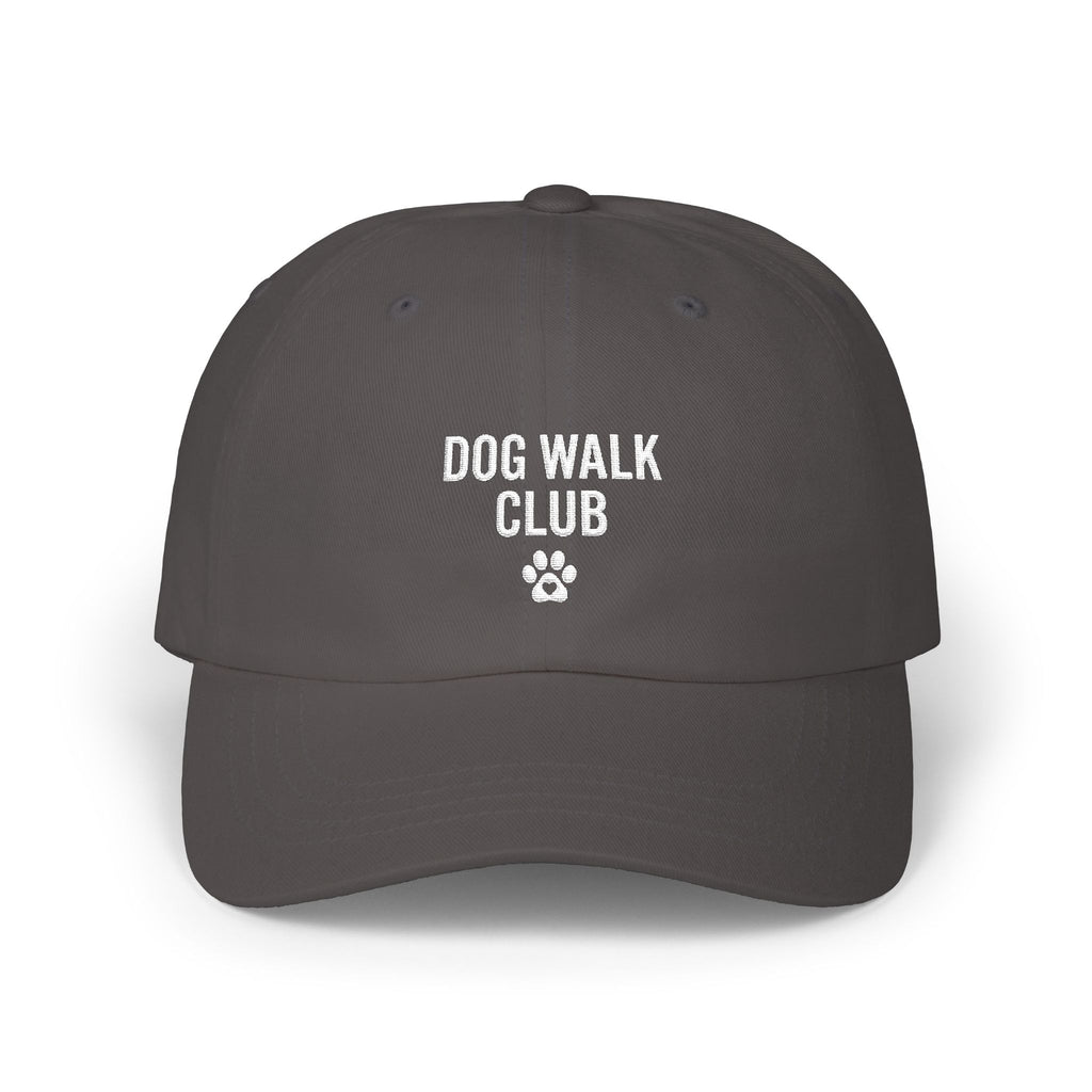 Dad Cap — "Dog Walk Club" Embroidered Paw Hat