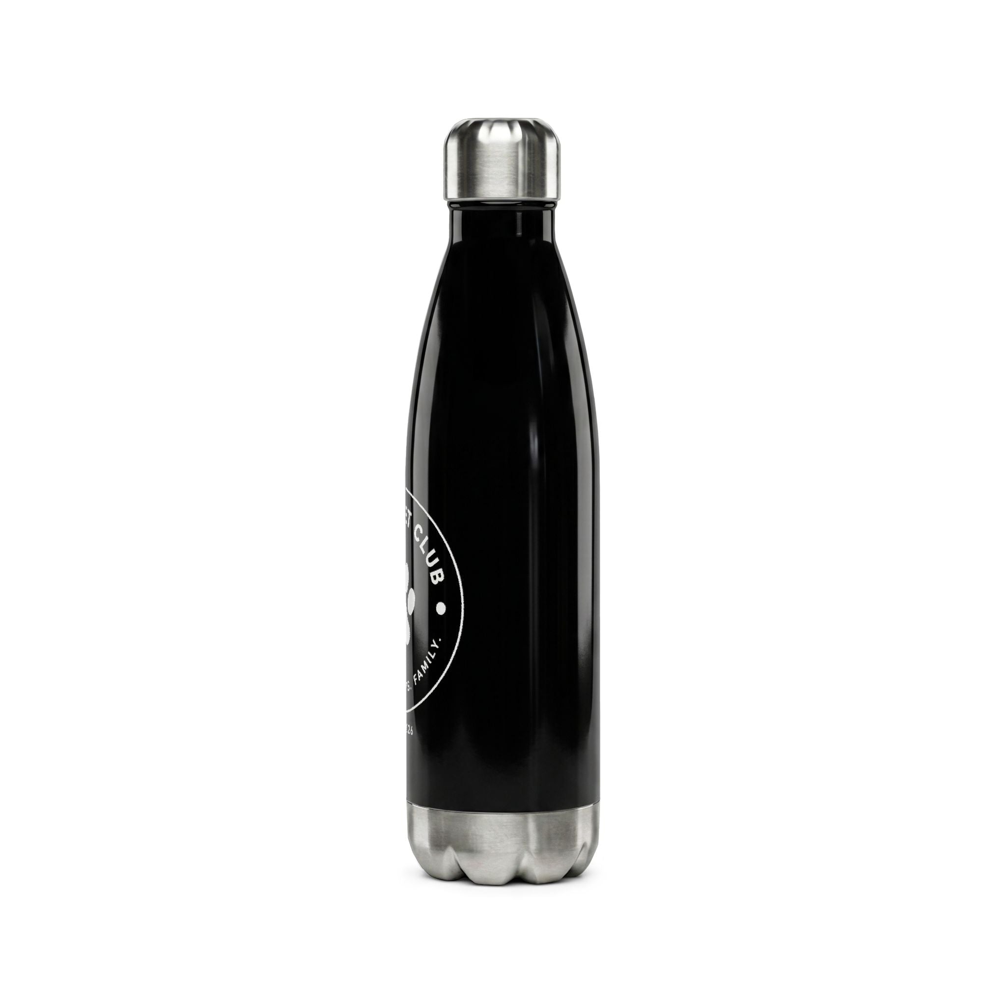 Daily Pet Club 0,5l Stainless Steel Water Bottle — Insulated Paw Print Bottle