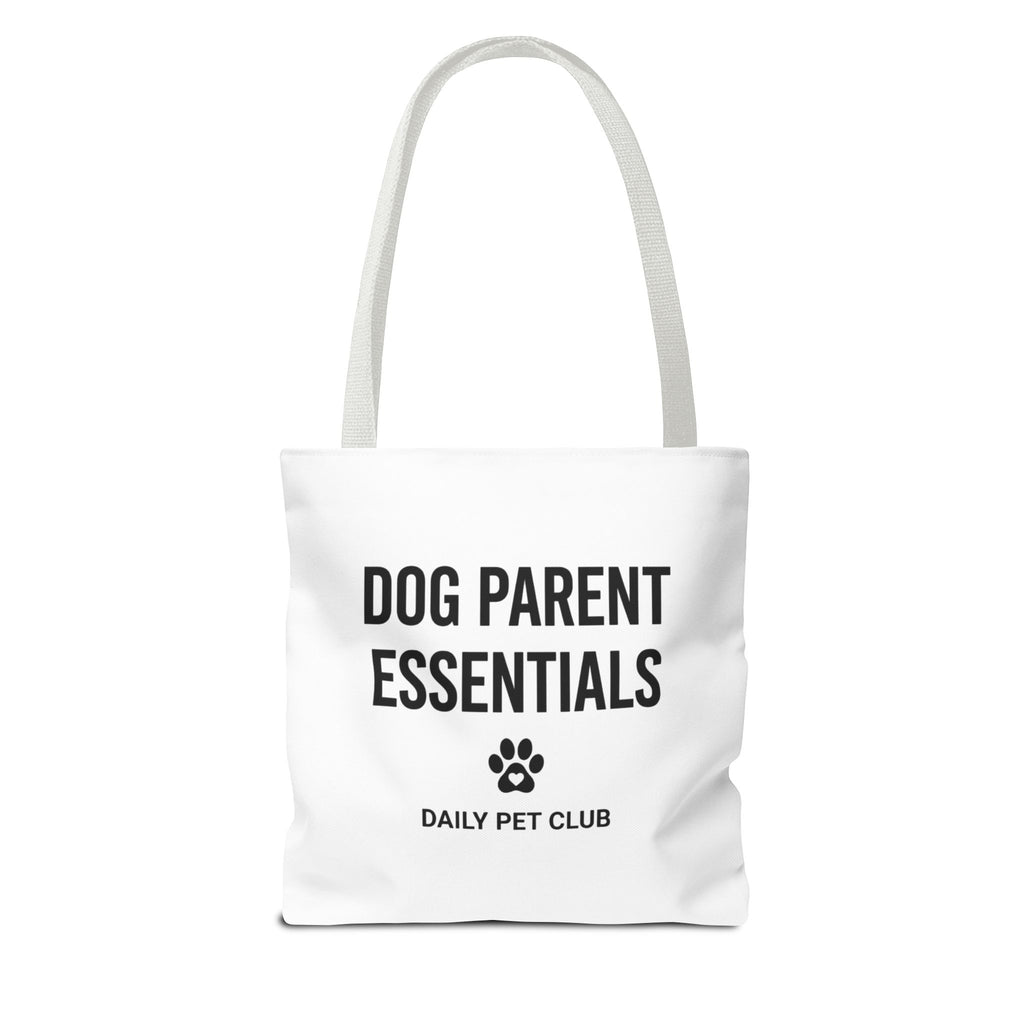 Dog Parent Essentials Tote Bag — Daily Pet Club Paw Print Reusable Shopper