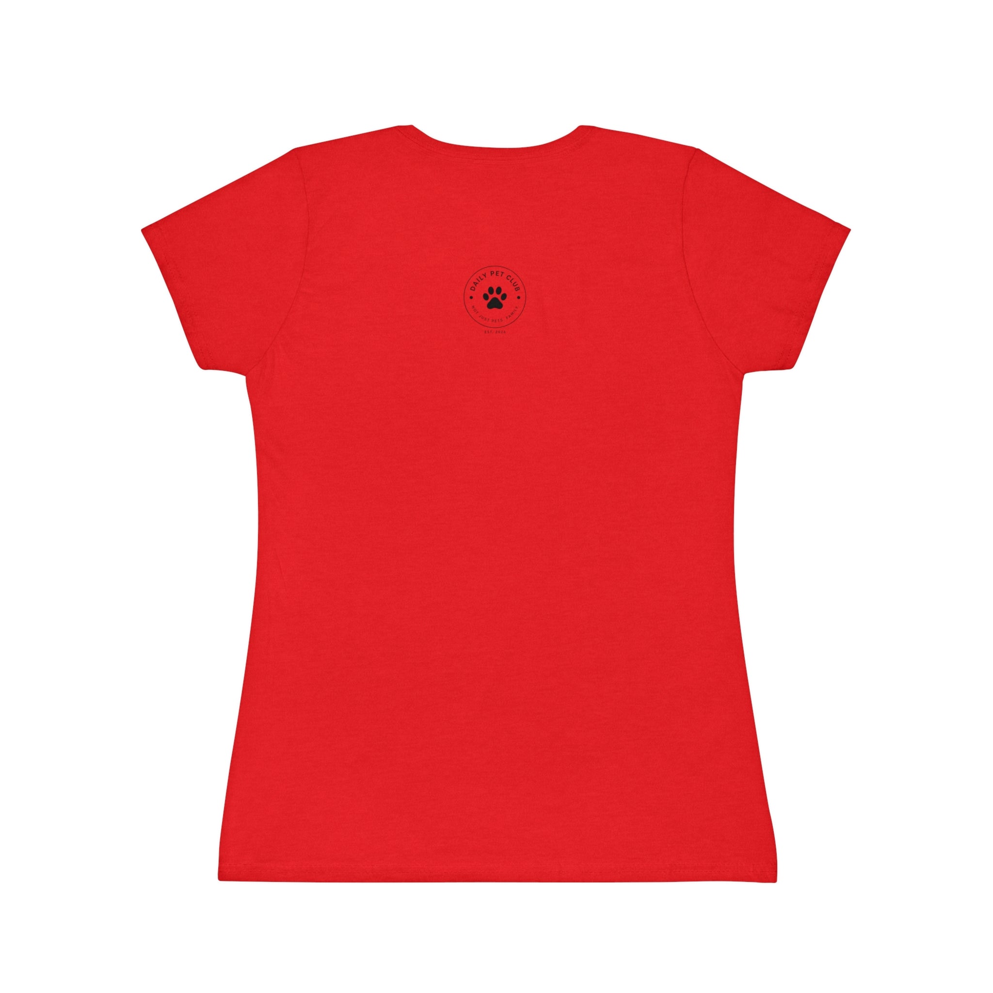 Dog Lover Women's T‑Shirt — "My Happiness Has A Wagging Tail" Pocket Tee