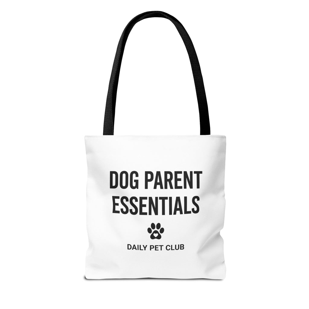 Dog Parent Essentials Tote Bag — Daily Pet Club Paw Print Reusable Shopper