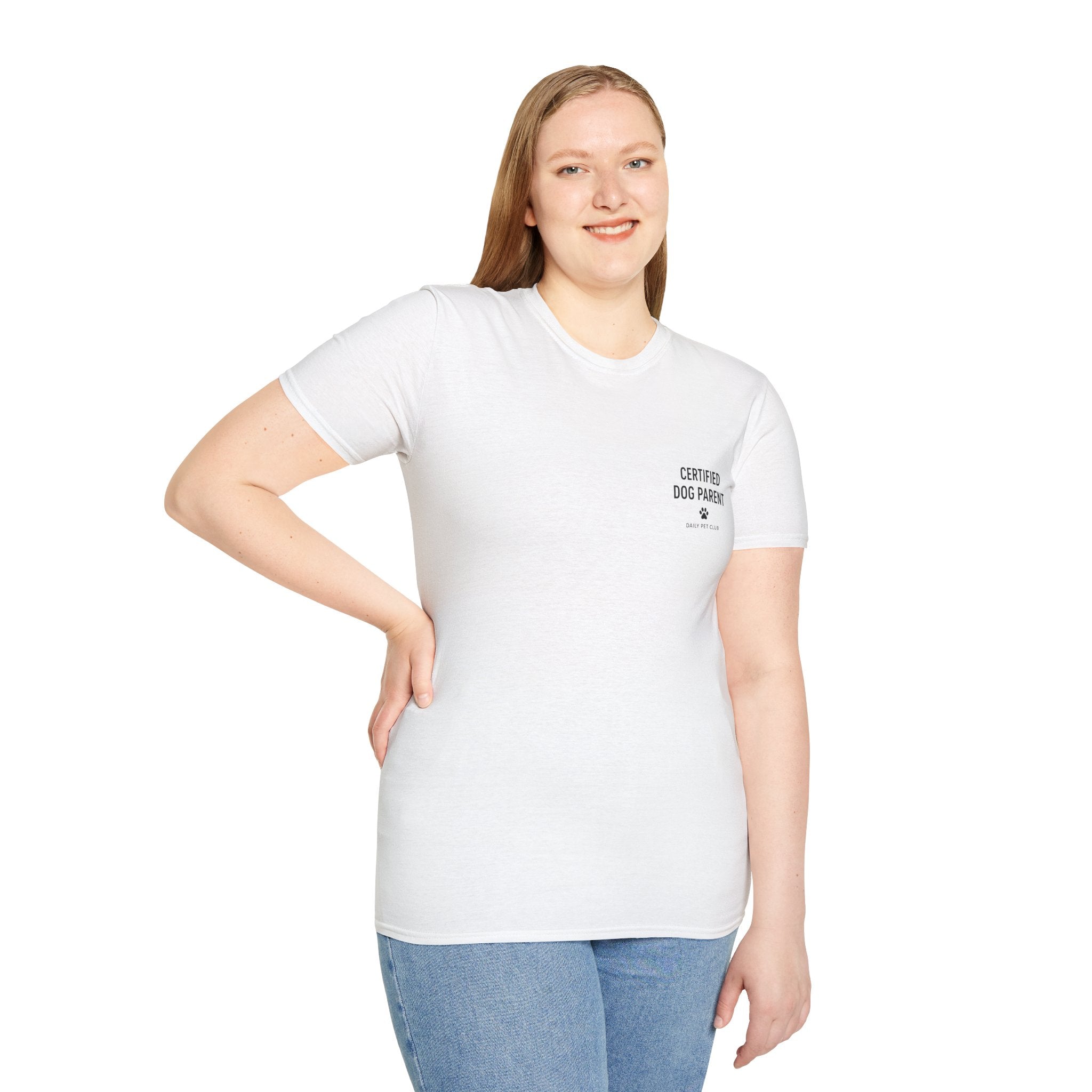 T-Shirt — "Certified Dog Parent" Minimalist Dog Lover Tee