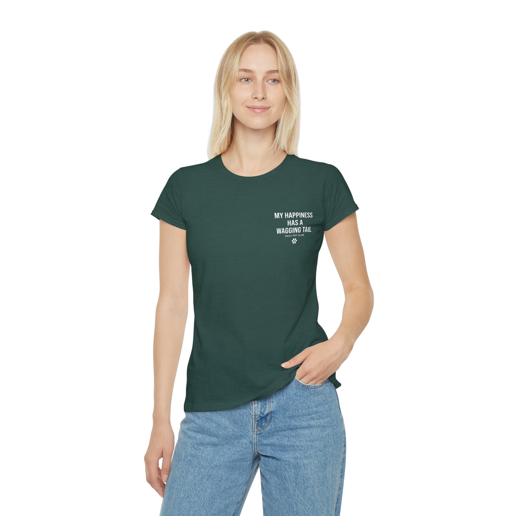 Women's Paw Print Iconic T-Shirt — Cute Minimal Pet Lover Tee