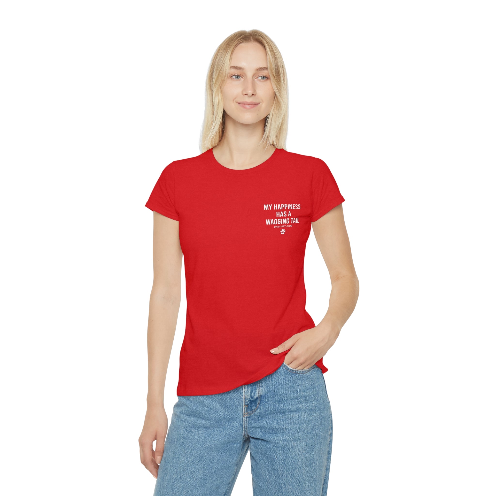 Women's Paw Print Iconic T-Shirt — Cute Minimal Pet Lover Tee
