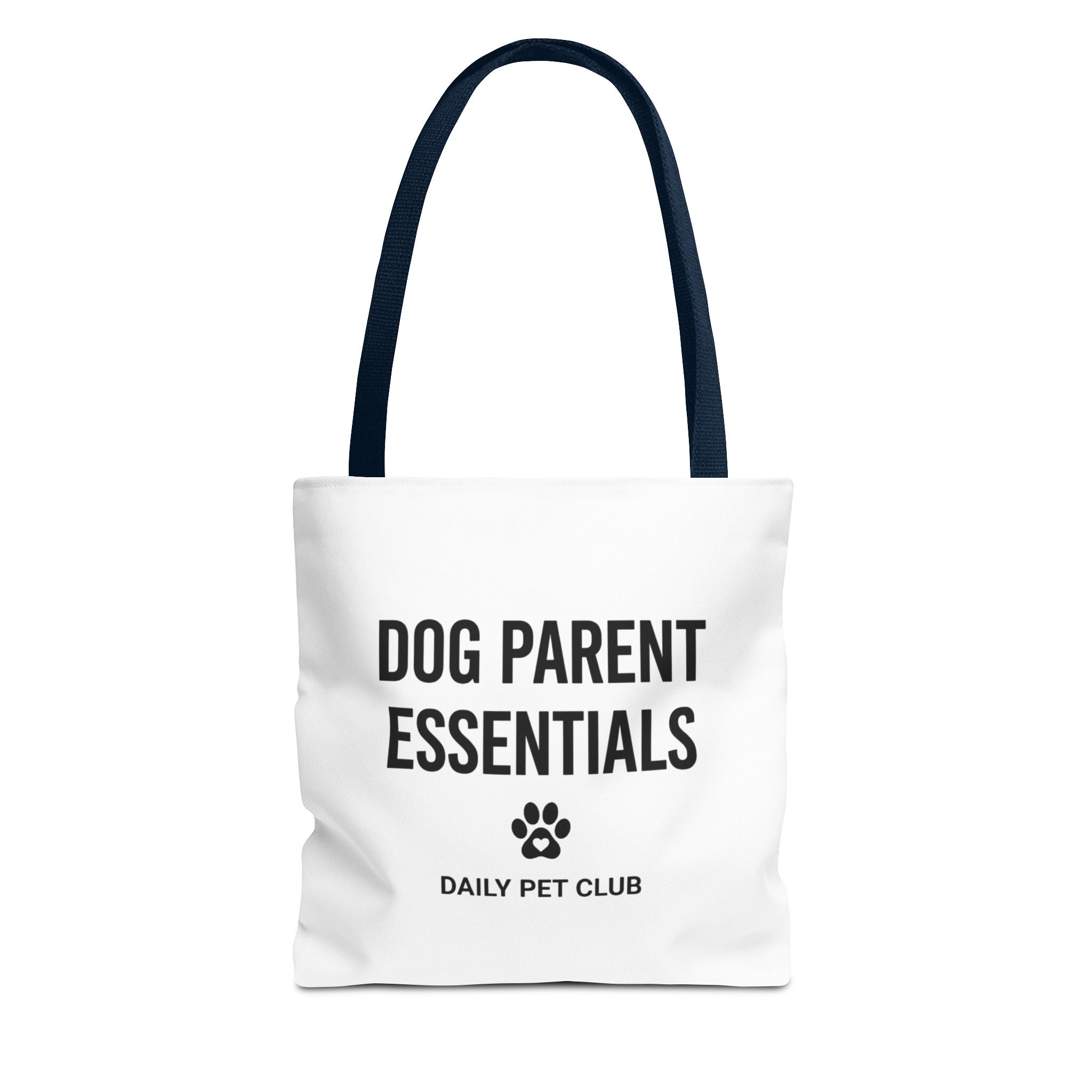 Dog Parent Essentials Tote Bag — Daily Pet Club Paw Print Reusable Shopper