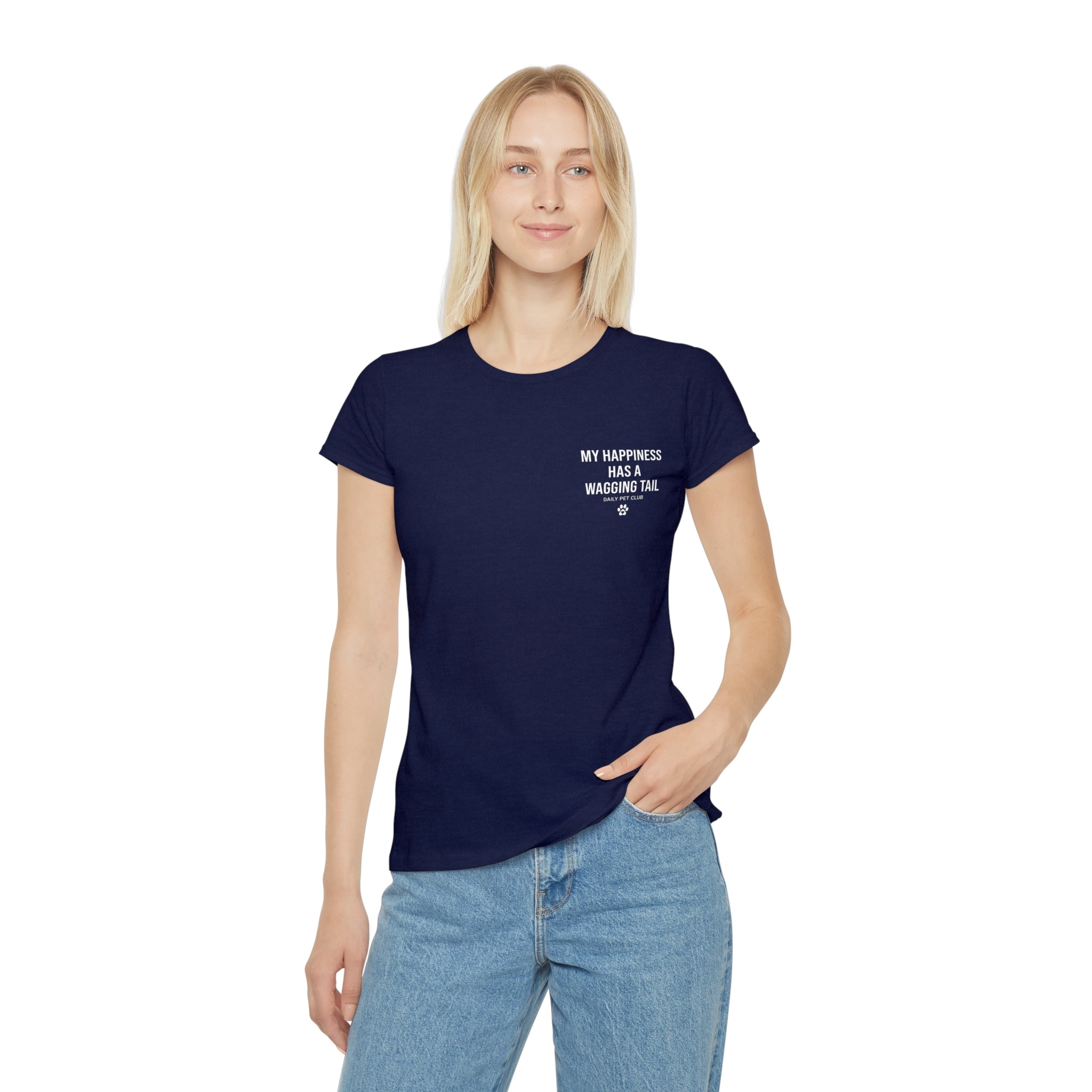 Women's Paw Print Iconic T-Shirt — Cute Minimal Pet Lover Tee