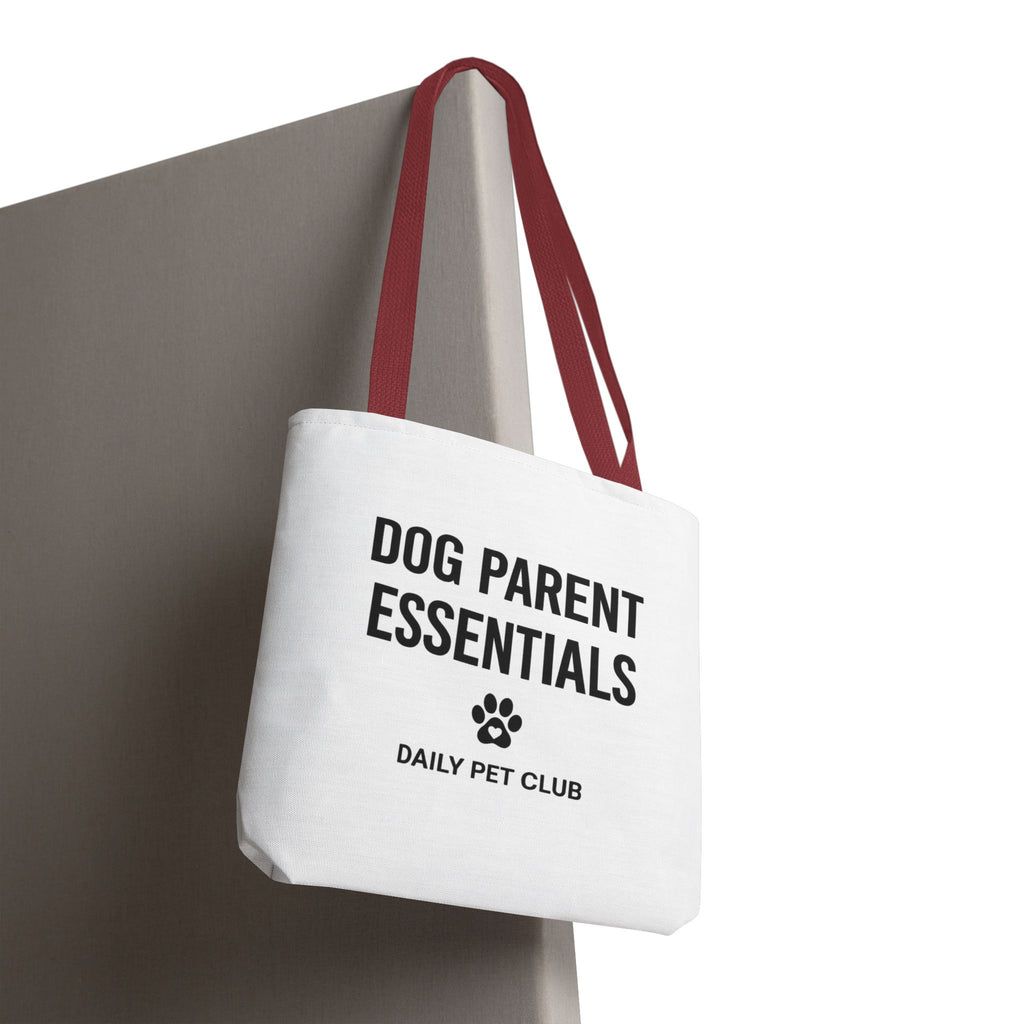 Dog Parent Essentials Tote Bag — Daily Pet Club Paw Print Reusable Shopper