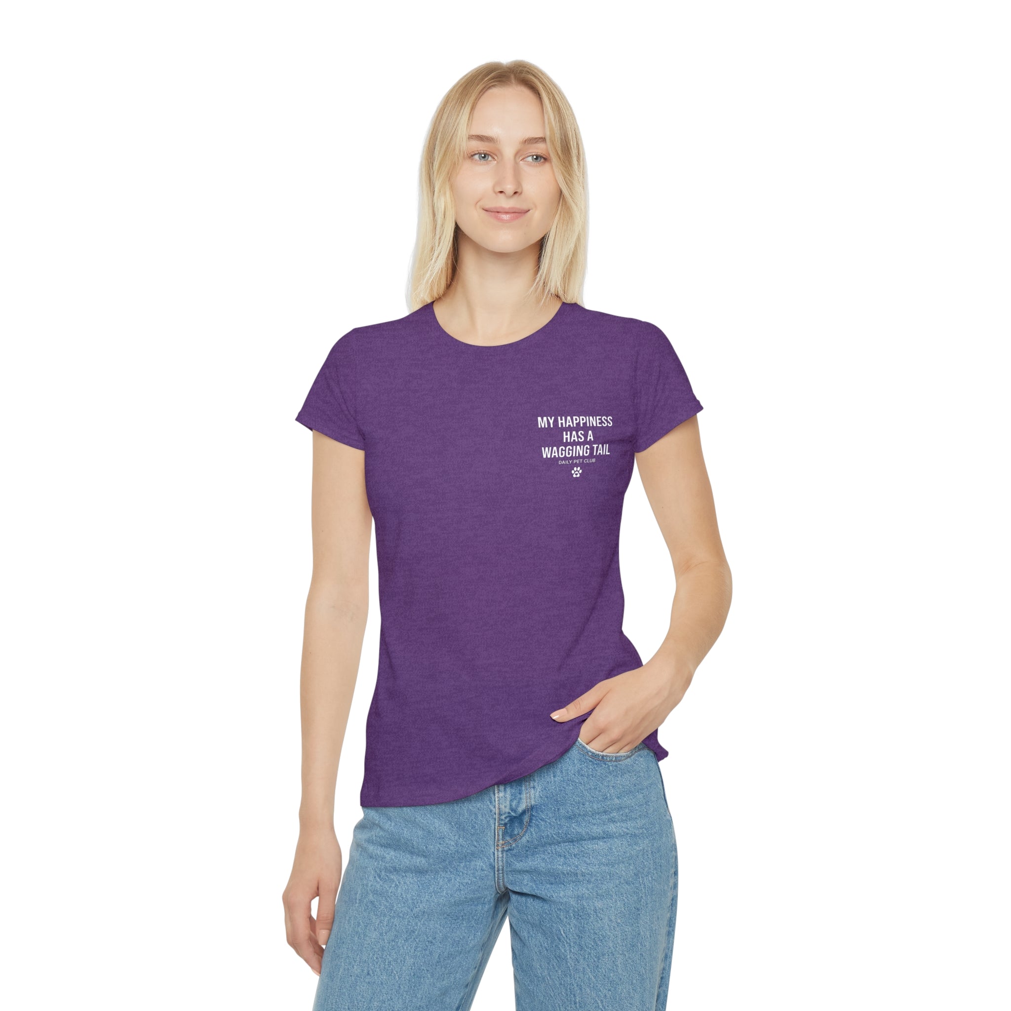Women's Paw Print Iconic T-Shirt — Cute Minimal Pet Lover Tee