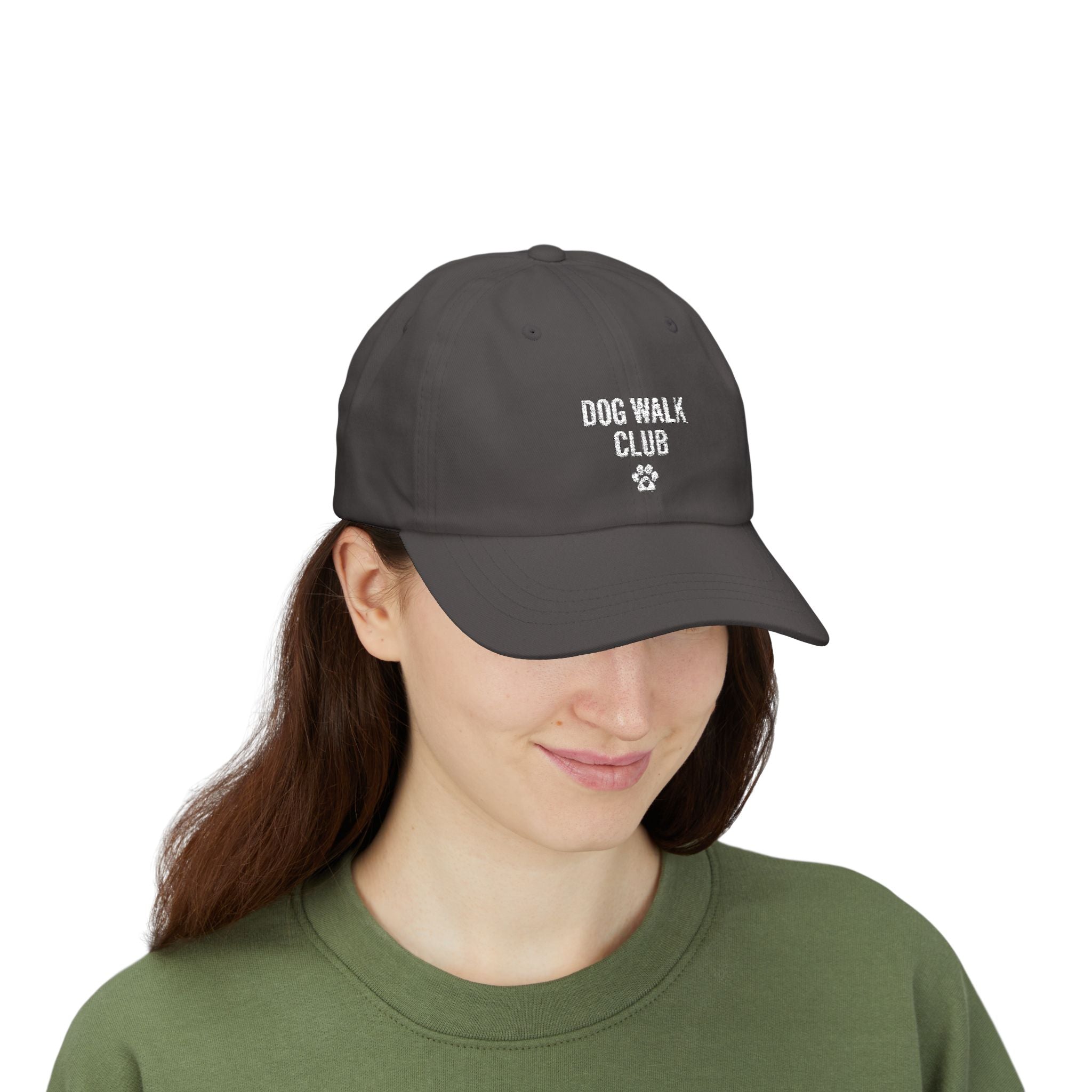 Dad Cap — "Dog Walk Club" Embroidered Paw Hat