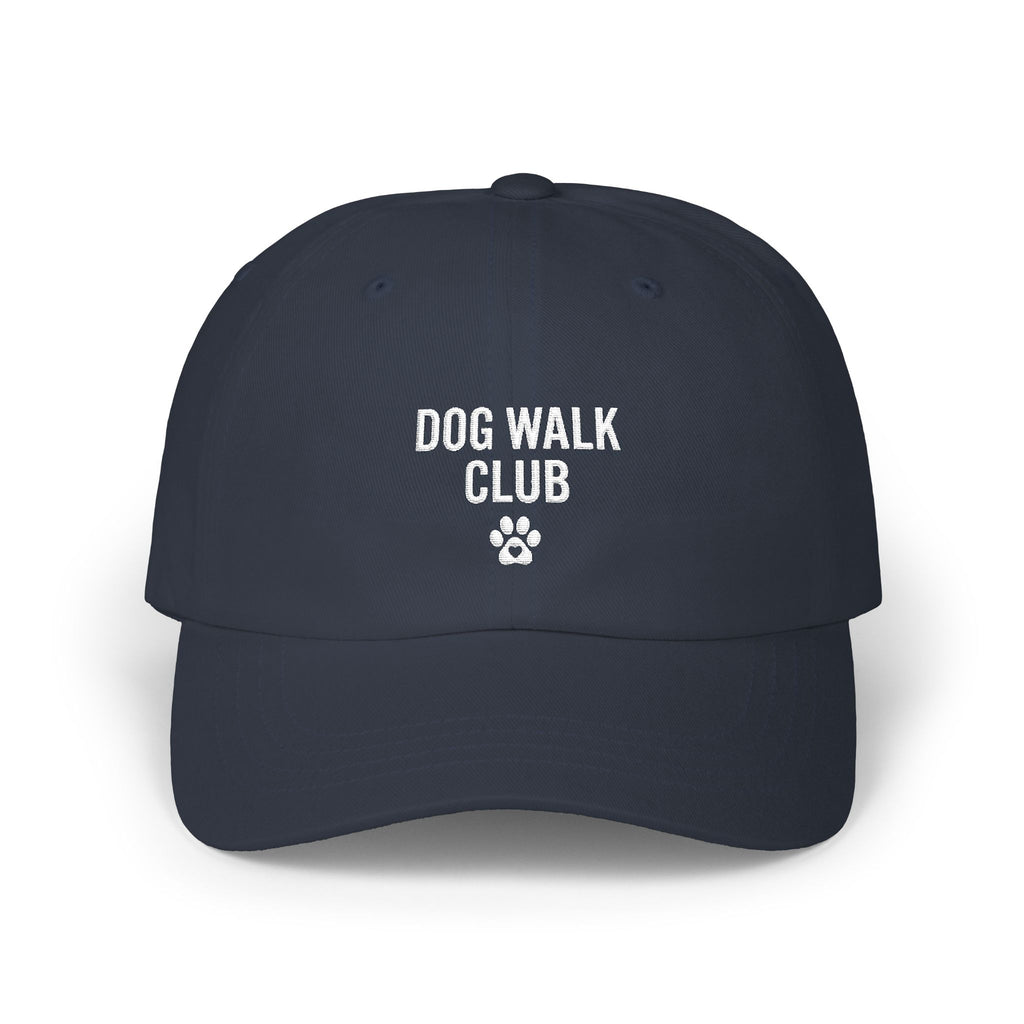 Dad Cap — "Dog Walk Club" Embroidered Paw Hat