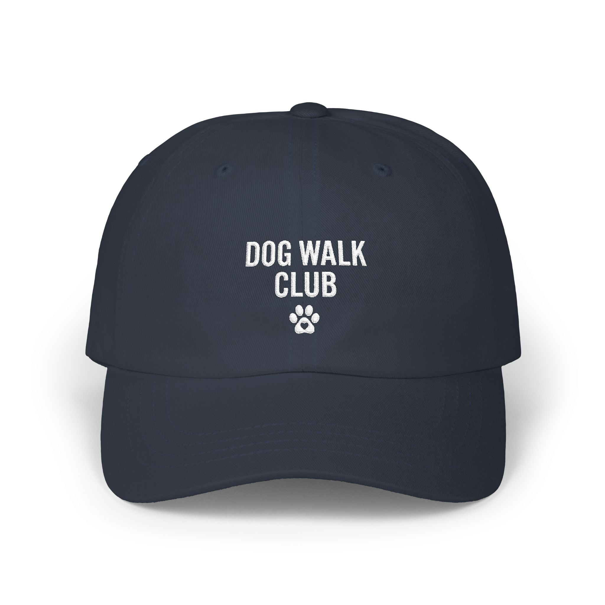 Dad Cap — "Dog Walk Club" Embroidered Paw Hat