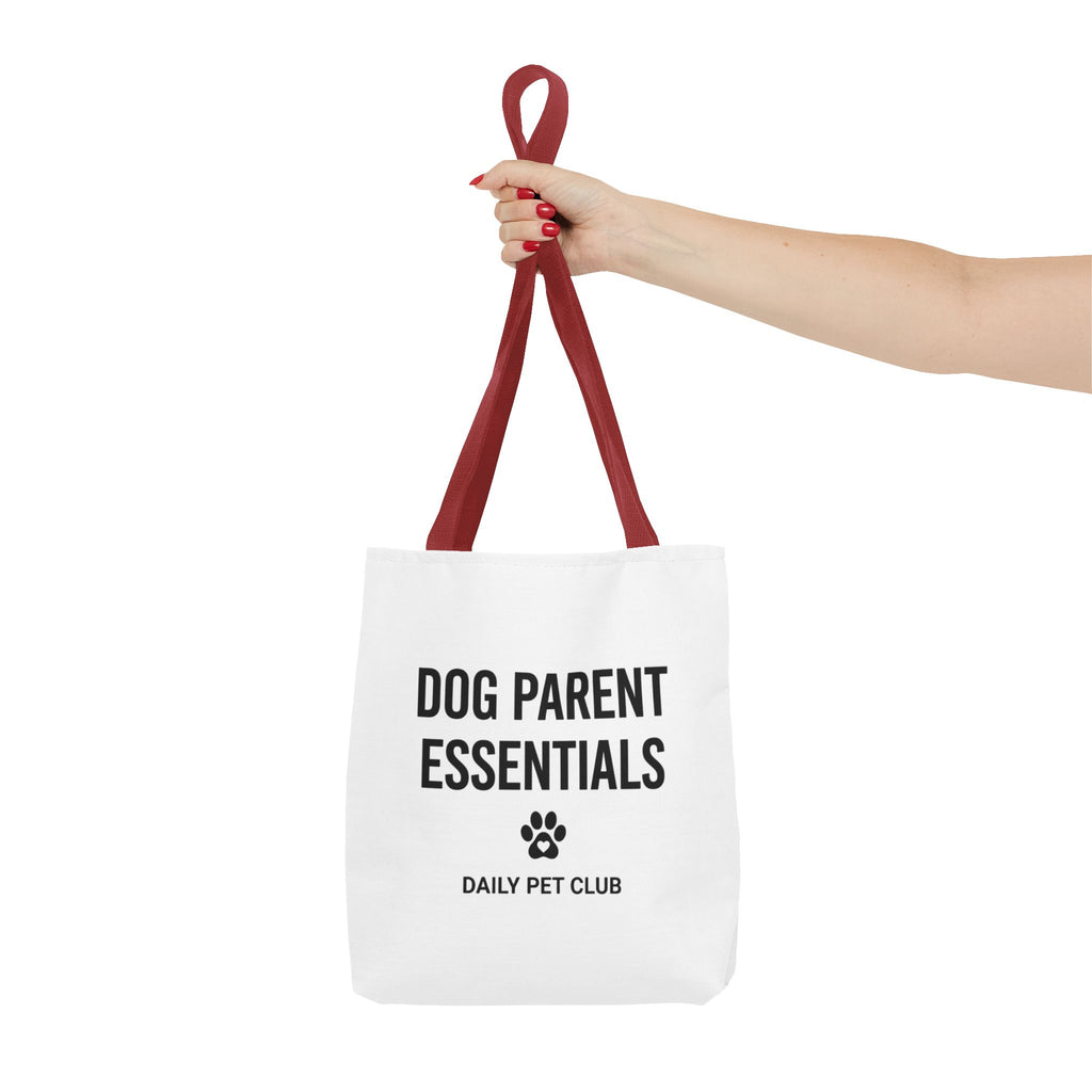 Dog Parent Essentials Tote Bag — Daily Pet Club Paw Print Reusable Shopper