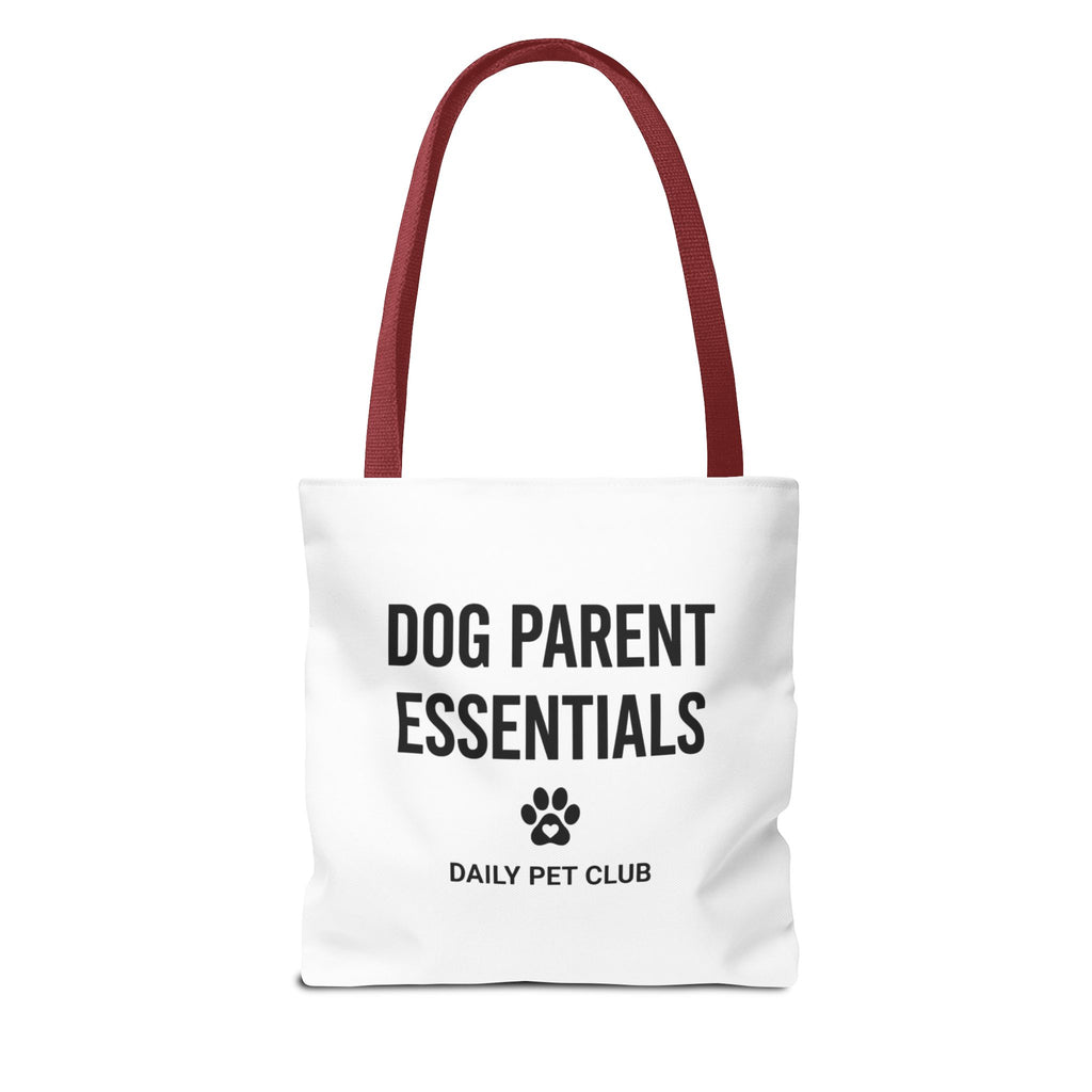 Dog Parent Essentials Tote Bag — Daily Pet Club Paw Print Reusable Shopper