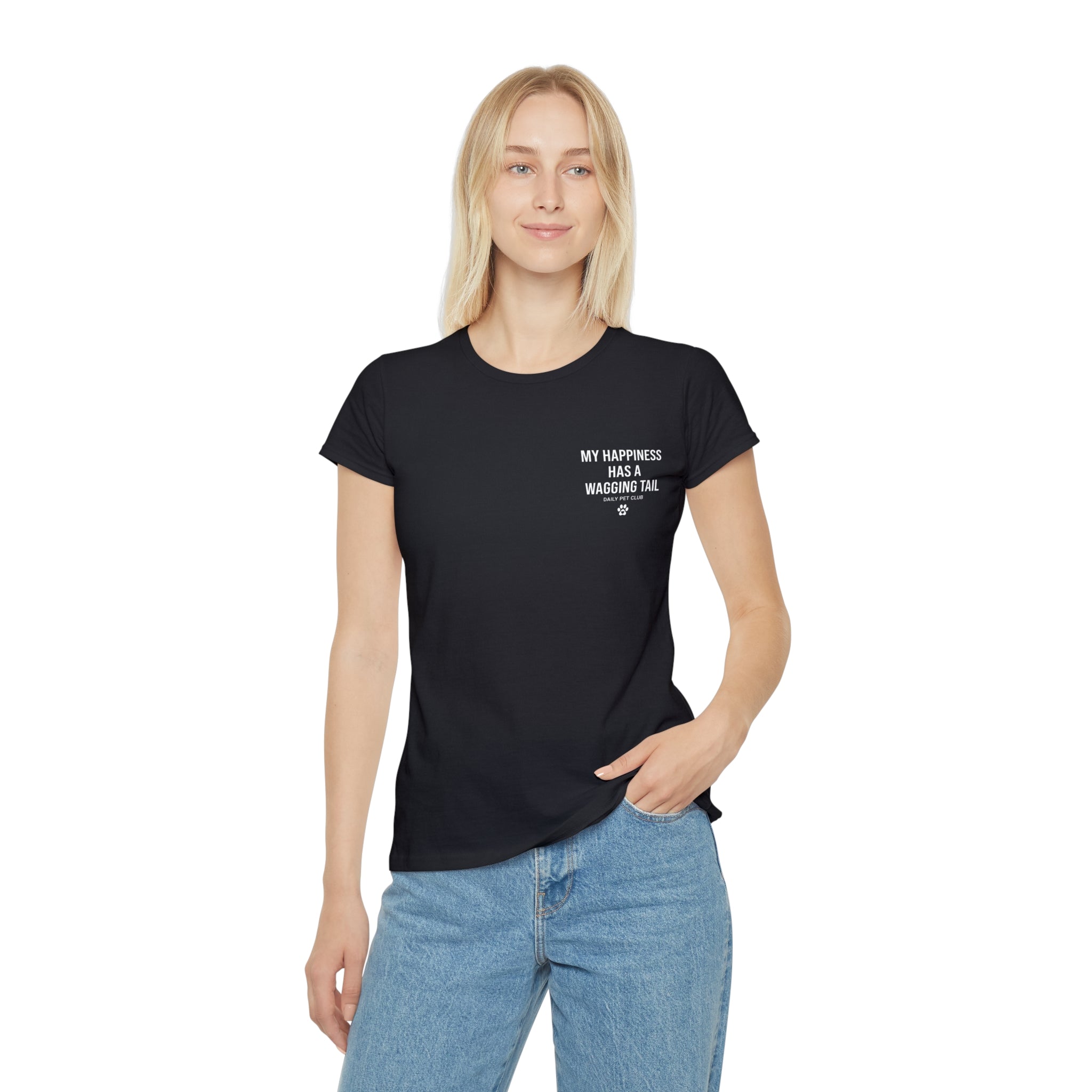 Women's Paw Print Iconic T-Shirt — Cute Minimal Pet Lover Tee