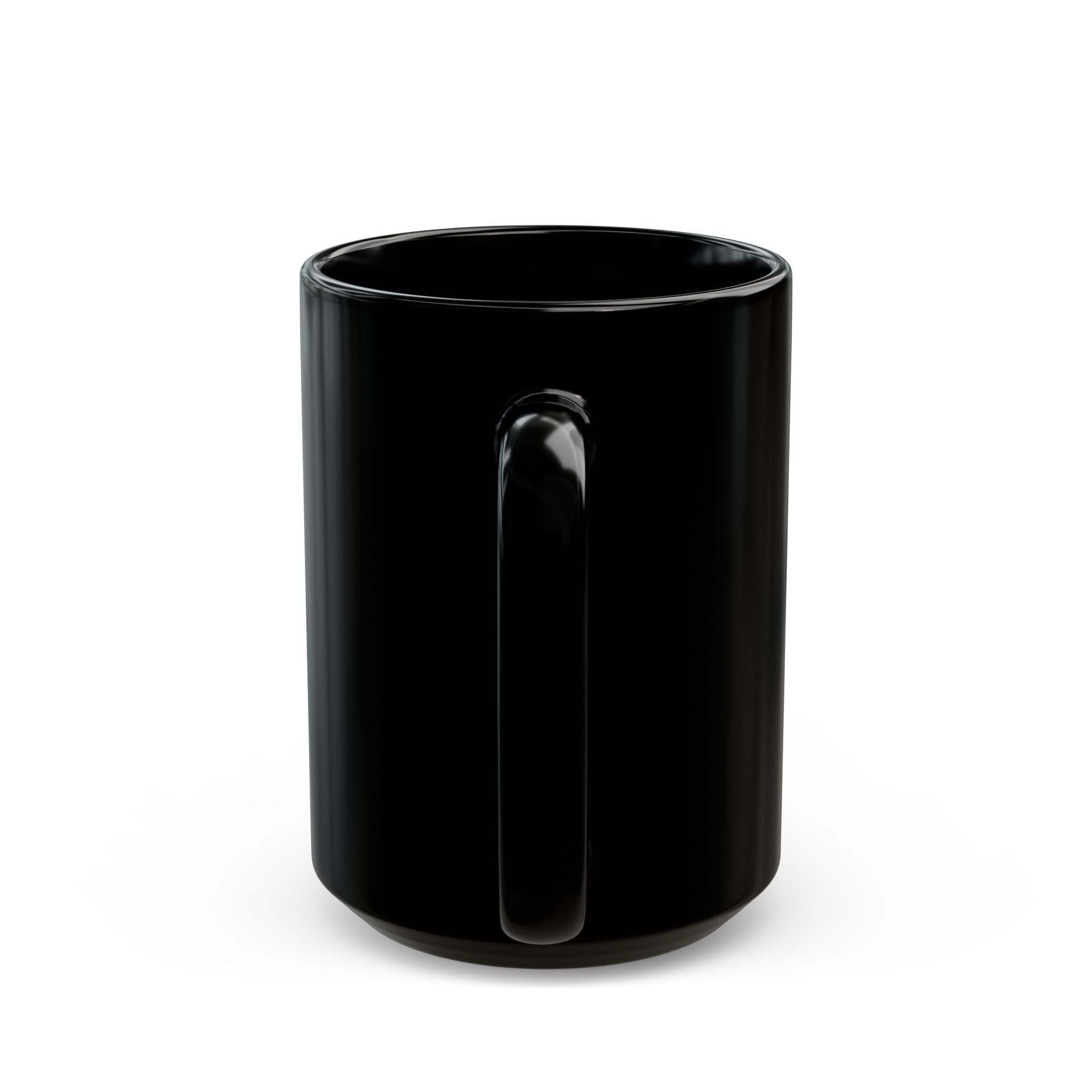 Daily Pet Club Black Mug — "Daily Pet Club: Not Just Pets. Family." Paw Print Coffee Mug