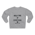 Walk Time > Everything Crewneck Sweatshirt — Daily Pet Club Dog Lover Pullover
